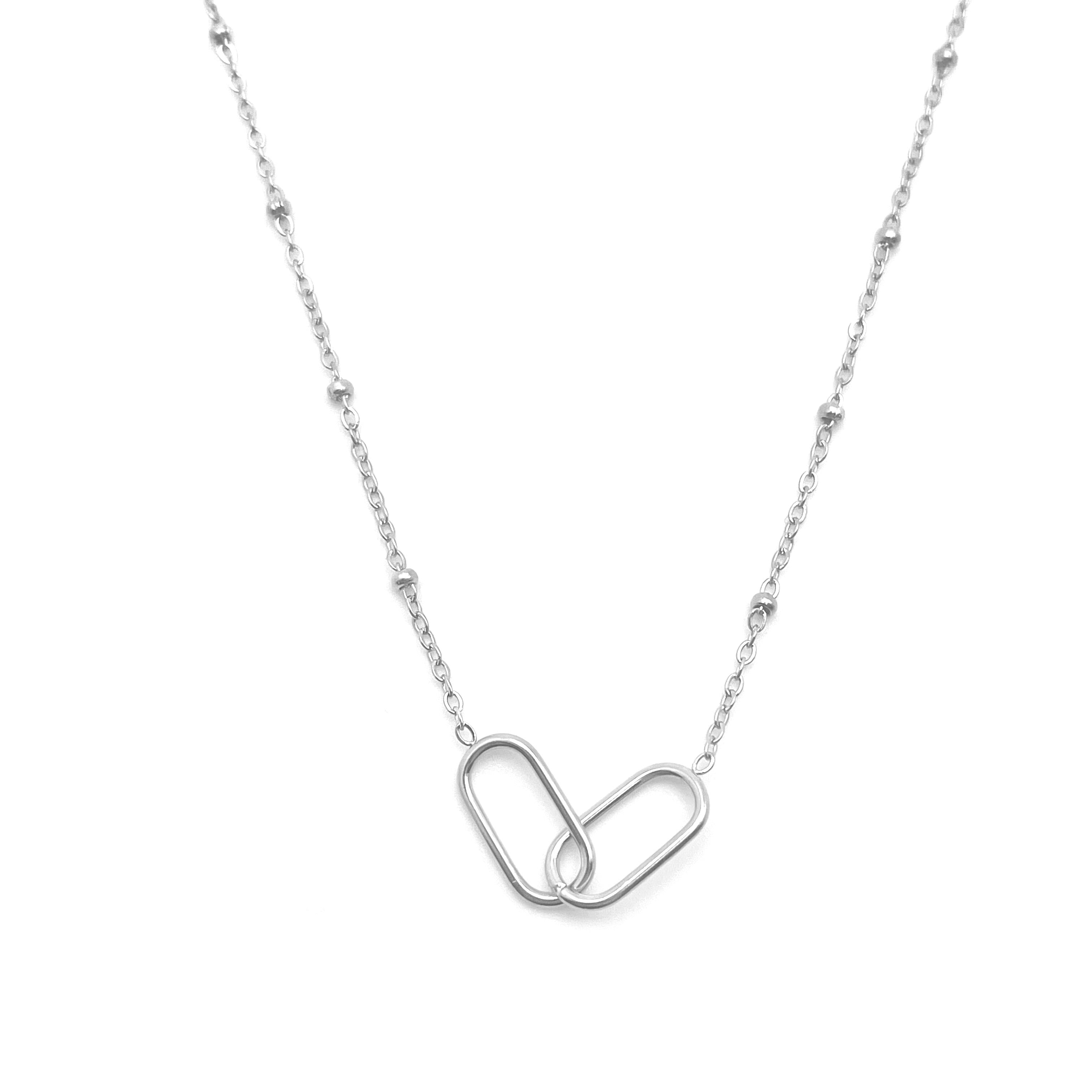 Dainty Paperclip Necklace