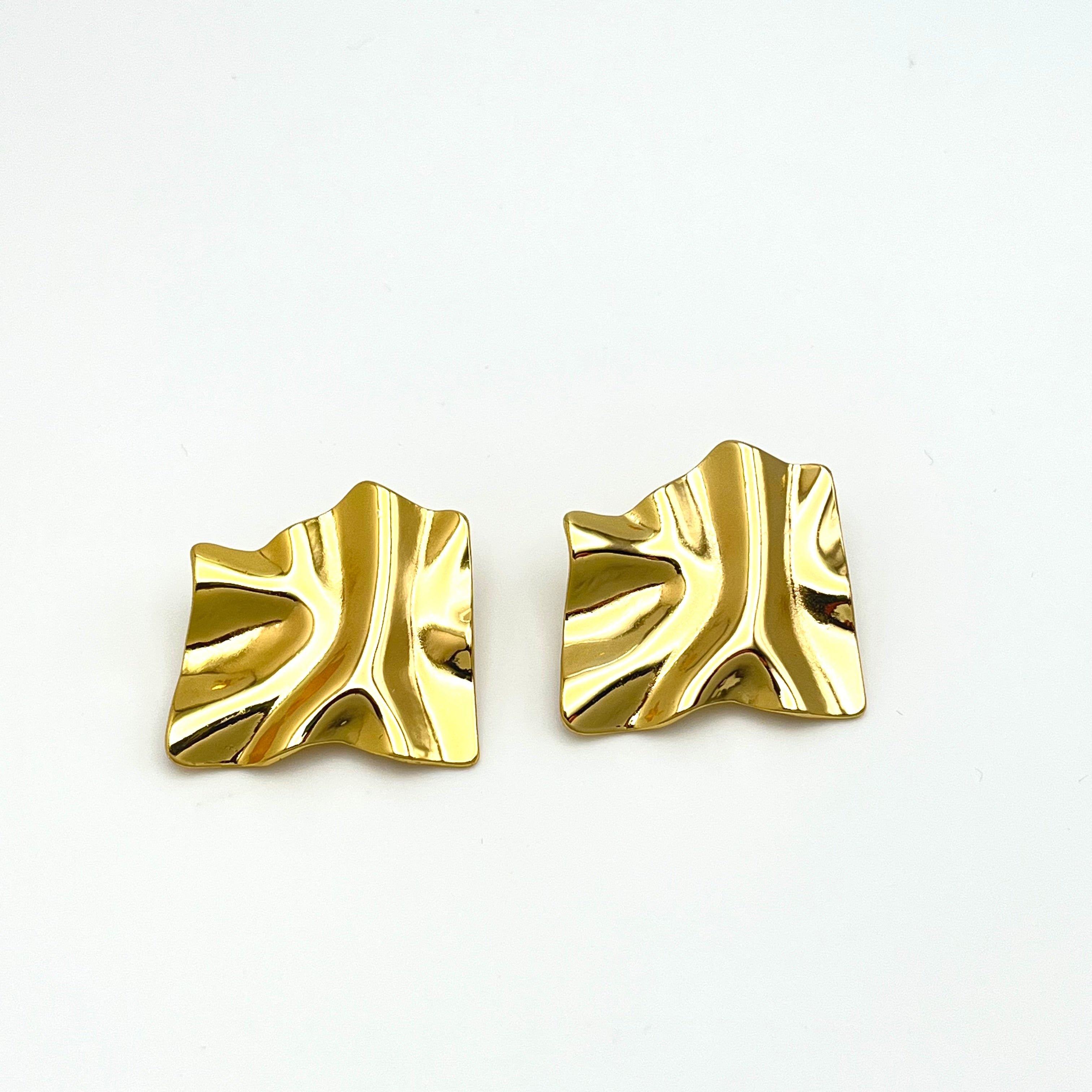 Golden Leaf Earrings