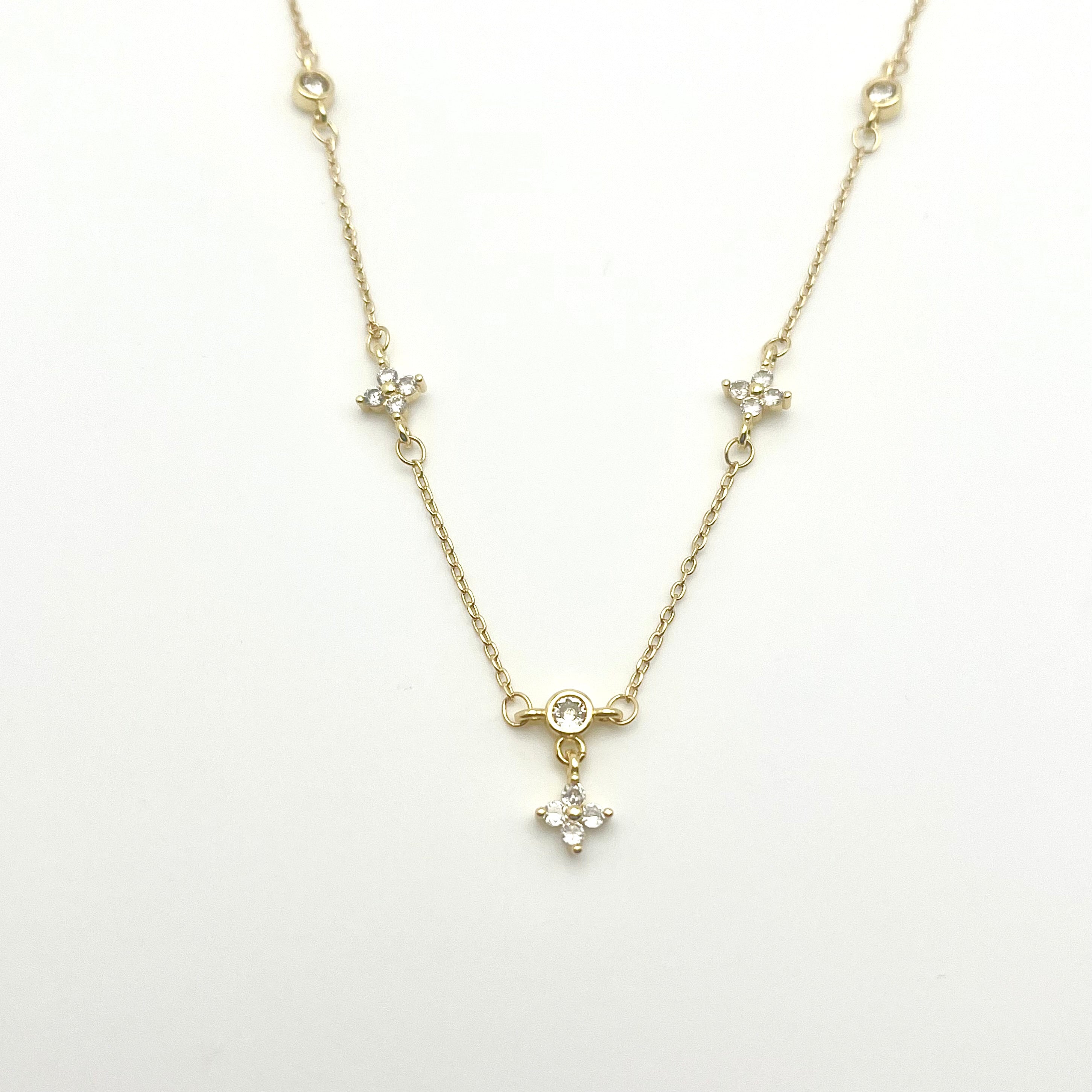 Starry Clover Necklace