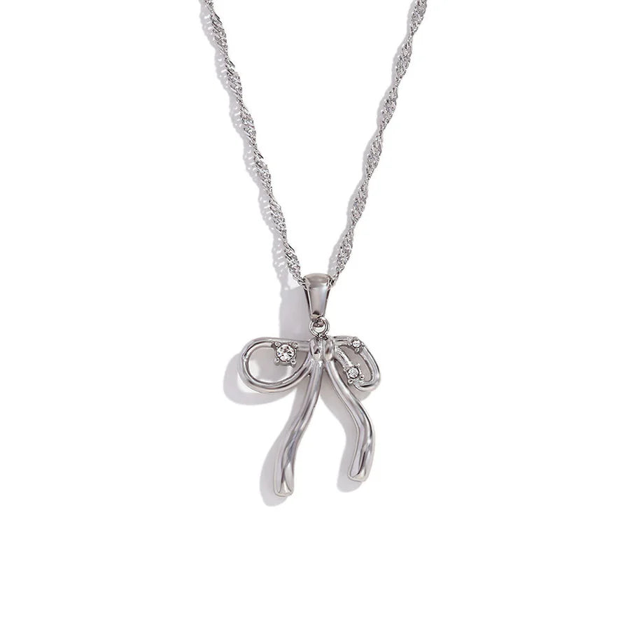 Starry Bow Necklace